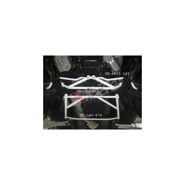 Peugeot 208 / 307 1.6T UltraRacing 2P Mid Lower Bar