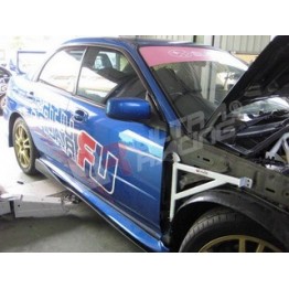 Peugeot 407 04-10 2.0 UltraRacing 2x 2-Point Rear Side Bars