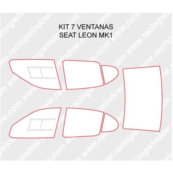 KIT CRISTALES LEON MK1