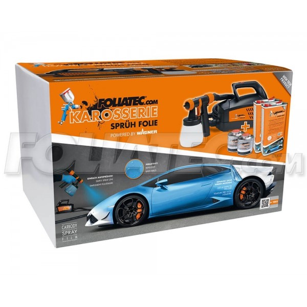 FOLIATEC SPRAY SYSTEM POWERED BY WAGNER  GUNMETAL GRIS METALICO MATE  2X5L