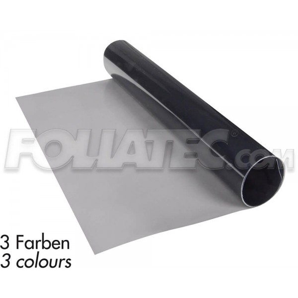 PLASTIC TINTED FILM  SMOKE  1 PIECE  30 X 100 CM