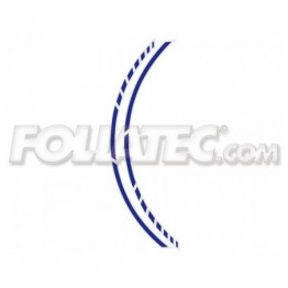 PIN STRIPING RACING AZUL 14 STRIPES A' 7 MM X 41 CM  INCLUDING SPACER