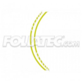 PIN STRIPING RACING NEON VERDE 14 STRIPES A' 7 MM X 41 CM  INCLUDING SPACER