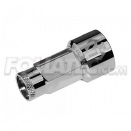 LUGNUZZ COVER SET  CHROM ELOXIERT  SIZE 17MM  4 X 5 PIEZAS