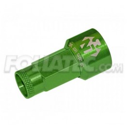 LUGNUZZ COVER SET  VERDE ANODIZED  SIZE 19MM  4 X 5 PIEZAS