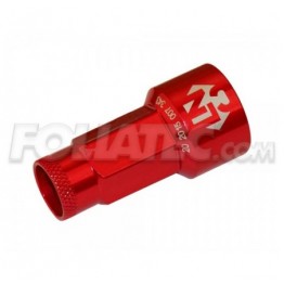 LUGNUZZ COVER  ROJO ANODIZED SIZE 17MM 1 PIECE