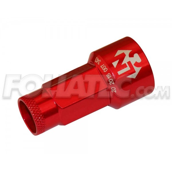 LUGNUZZ COVER  ROJO ANODIZED SIZE 17MM 1 PIECE