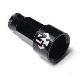 LUGNUZZ COVER  BLACK-CHROME ANODIZED  SIZE 19MM 1 PIECE