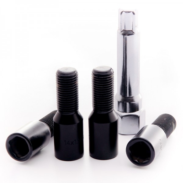 KIT TORNILLO ANTIRROBO NEGRO