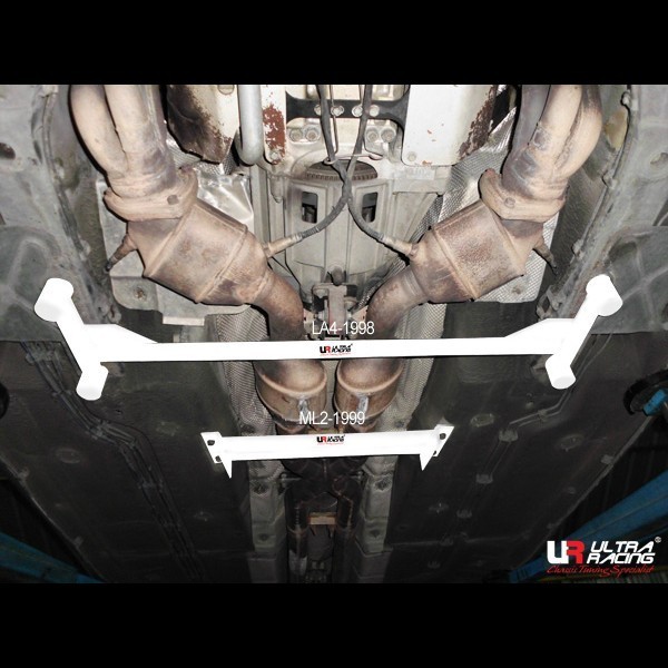 BMW 7-Series E65 735/740 UltraRacing 2P Rear Lower Bar 2057
