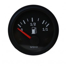 MANÓMETRO VDO NIVEL GASOLINA PALANCA VISION DIÁMETRO 52 FONDO NEGRO