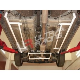 Kia Rio 1.5 DC 05-10 UltraRacing 2-Point Rear Lower Tiebar